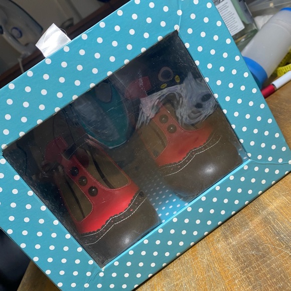 Kitten D’Amore Sexy Siren Veronique dark red Heels 6.5 - Picture 9 of 9